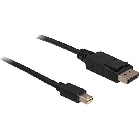 DeLOCK 1m Displayport Cable mini DisplayPort Noir (1/4)