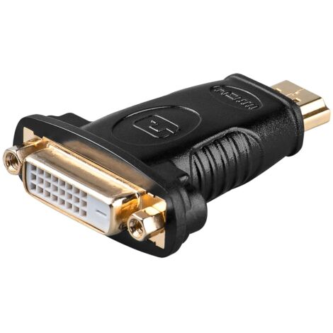 Adaptateur HDMI™/DVI-D,, connecteur HDMI™ (type A) Prise femelle DVI-D Dual-Link (24+1 broches). (1/3)