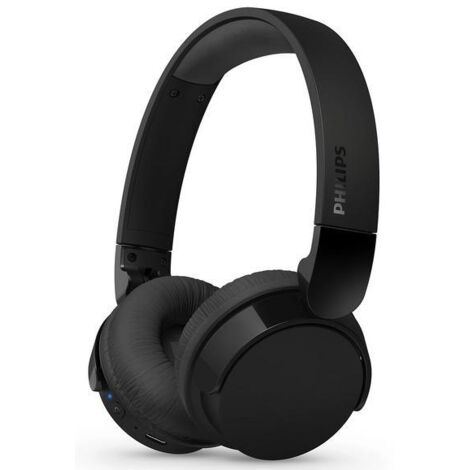 Philips TAH3209BK Casque supra-auriculaire Bluetooth léger avec isolation passive du bruit - 55 heures de lecture, son naturel, appels clairs, basses dynamiques, 2 heures de charge USB-C - Noir. (1/5)