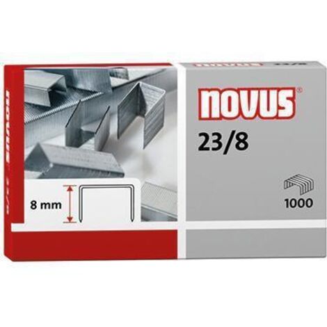 Agrafes métalliques 23/8 boîte 1000 agrafes grossières (1/2)