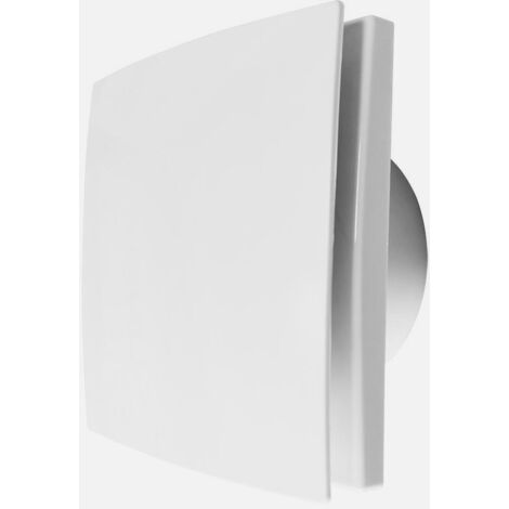 FABRILAMP hotte aspirante carrée &gt pour salle de bains ou cuisine, pour tuyaux de Ø15 cm (20 W, 2000 tr/min, 230 V), couleur blanc (1/2)