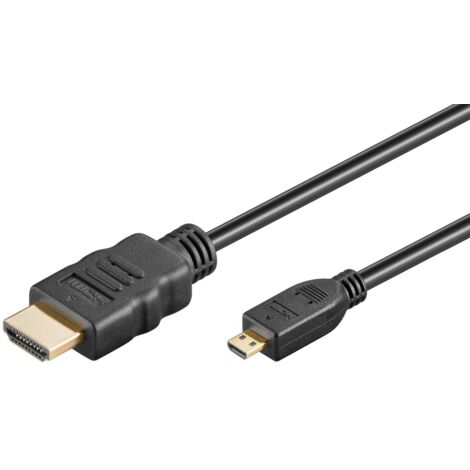 Câble HDMI™ Ultra-Haute Vitesse vers Micro-HDMI™, 8K/60Hz. Longueur de câble 2 m (1/4)