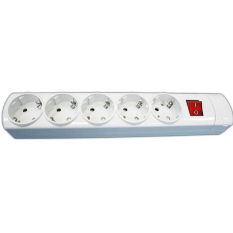 Socle multiple avec prise de courant 16A/250V. Sans câble 36.129/SC Electro DH 843055552128457, (1/2)