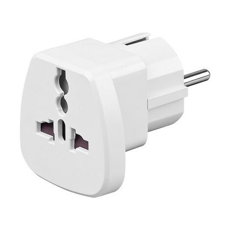 SoulBay Adaptateur Prise Anglaise UK Angleterre, 6-in-1 Adaptateur