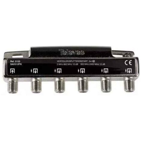 Distributeur TV 5D 5D 5-2400Mhz F TELEVES