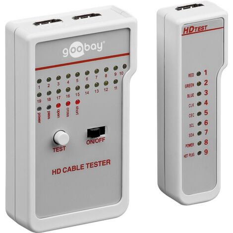 Testeur de Câble HD, 1x testeur de câble avec 2x prise HDMI™ (type A) 1x testeur de câble avec 1x prise HDMI™ (type A). (1/3)