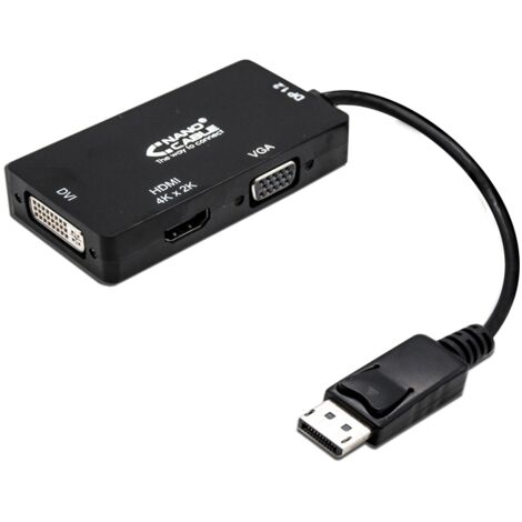 Port d'affichage A Vga / Dvi / Hdmi 0,15m 10.16.3301-bk convertisseur (1/4)
