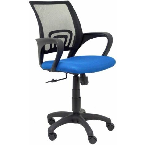 PIQUERAS Y CRESPO 312AZ chaise de bureau et ordinateur de assise rembourrée de dossier de résille (1/3)
