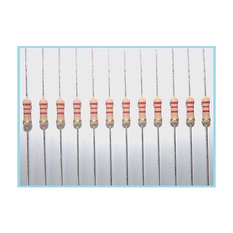 Résistance Carbone 3,3 Ohm 1/2w 5% Dimensions 3,2x9mm 3r3 1/2w 3.3r1/2w