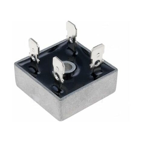 Pont redresseur 600V 35Amp Faston 6,35mm – Dimensions 28x28mm – Conversion AC/DC pour applications électroniques – Ween - Kbpc3506f