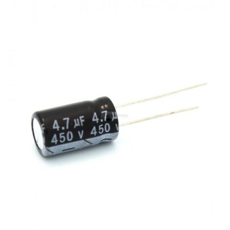 Condensateur électrolytique 4.7uf 450v 105º 10x16mm 4.7mf450v105