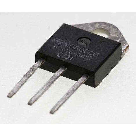 Triac 25amp 600v 50ma Top3 Bta26-600brg Bta26/600b