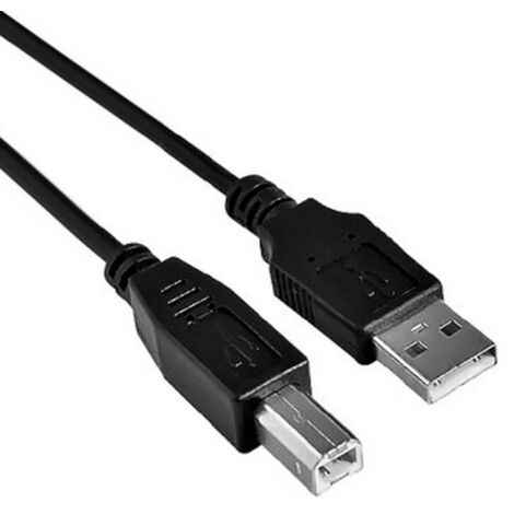 Nanocable - usb 2.0 cable pour imprimante type a/m-b/m 3m noir (1/3)