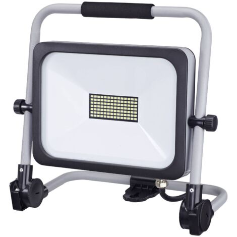 REV BRIGHT LED Arbeitsleuchte 50W – 4700lm, IP54, Mit Ständer (anthrazit-silber)