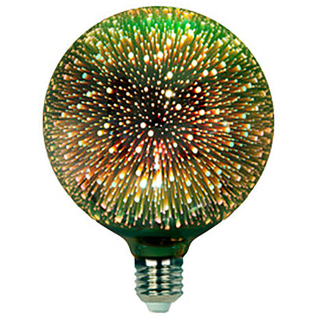 G125 Ampoule décorative LED 3d 4w 230vac E27 Vert 81.172/3d/v (1/2)
