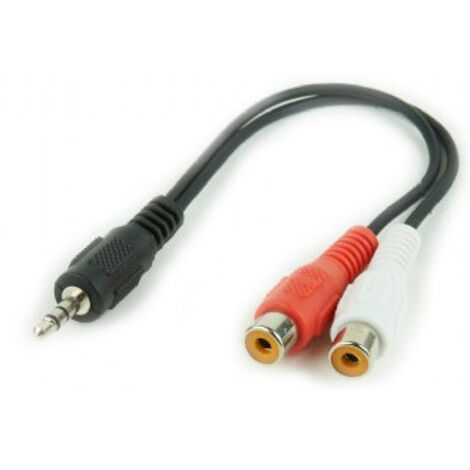Gembird câble audio stéréo 3,5 mm 2 x rca(h) 20 cm (1/2)