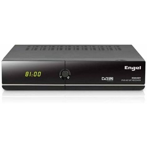 Récepteur satellite HD Engel RS8100Y – DVB-S2, HDMI, PVR, IPTV, USB 2.0, WiFi, Timeshift, EPG – Résolution 1080p – Liderpapel