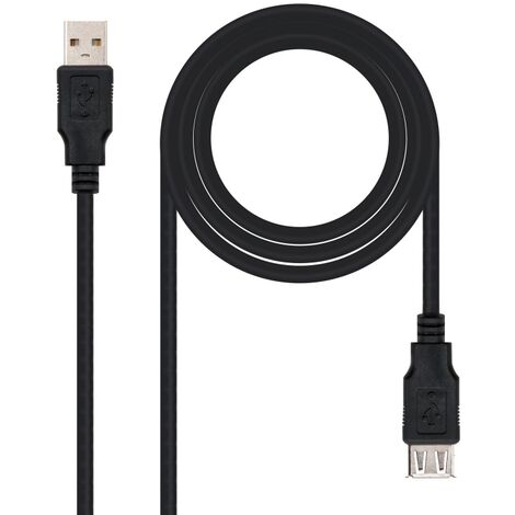 Câble d'extension double USB 2.0 de type A mâle à femelle 30 cm