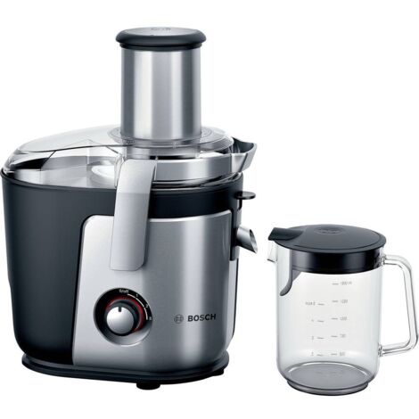 Bosch – Extracteur de jus 1200 W – Goulotte XXL 84 mm – DripStop anti-goutte – Récipient amovible – Centrifugeuse pour fruits et légumes