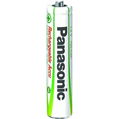 Pack blister de 4 piles rechargeables Duracell AAA 1,2V - 750 mAh