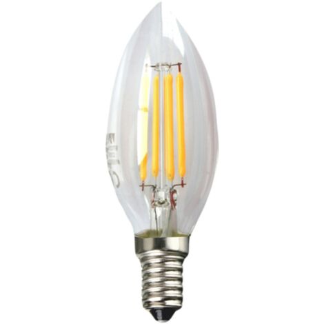 Ampoule LED E14 25W Bougie Transparente Lumière Naturelle - LEXMAN