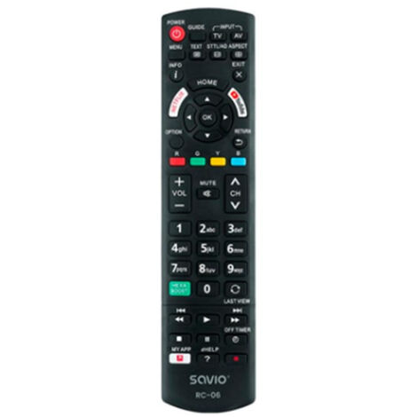 Savio télécommande universelle/remplacement pour panasonic tv rc-06 ir wireless tv (1/2)