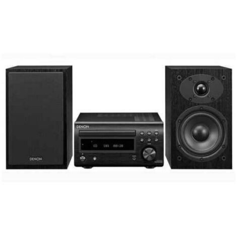 Denon dm-41 noir microchaîne hifi avec cd et bluetooth