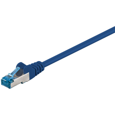 Câble réseau Rj45 Ftp Cat6a 2m Lszh Ca Blue 93738 (1/2)