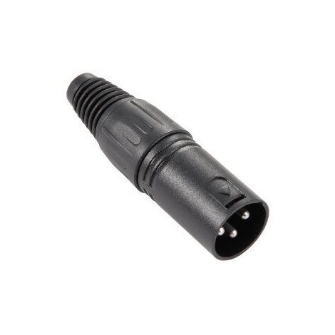 priaolker Lot de 5 adaptateurs XLR mâles à 3 broches en métal pour châssis, microphone, prise jack audio, connecteur de type D