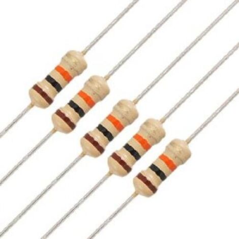 Résistances Carbone 16K Ohms 1/4W - Lot De 50, Parfaites Pour Bricolage électronique !