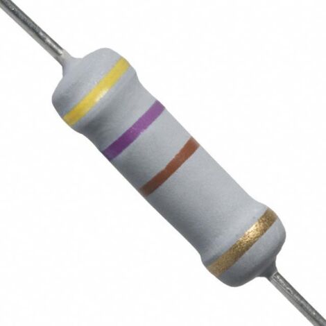 470r 2w Résistance aux oxydes métalliques 470 Ohm 2w 5% 470r2w