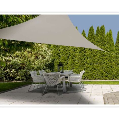 Ambiance de couleur 3.6x3.6x3.6m de sable d'auvent de voile de forme de triangle (1/5)