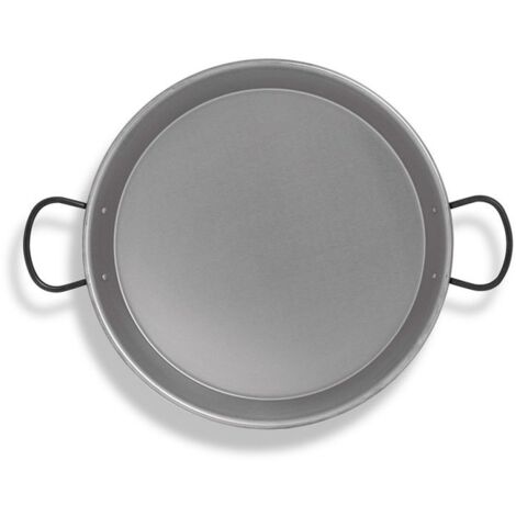 Poêle à paella en acier poli pour induction et vitrocéramique ø38cm (8 personnes) vaello.