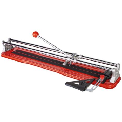 Rubi – Scie manuelle à carreaux 51cm 24984 – Coupe céramique jusqu'à 10mm – Guides en acier chromé – Séparateur mobile pour coupes angulaires (1/2)