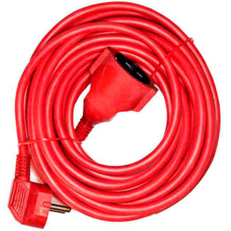 Tuyau d'extension t/tl 10mts 3 x 1,5 rouge flexible edm. (1/4)