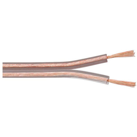 Câble haut-parleur 100m 2x1,5mm² CCA – Transmission audio haute qualité – Isolation PVC pour protection optimale – Goobay (1/3)