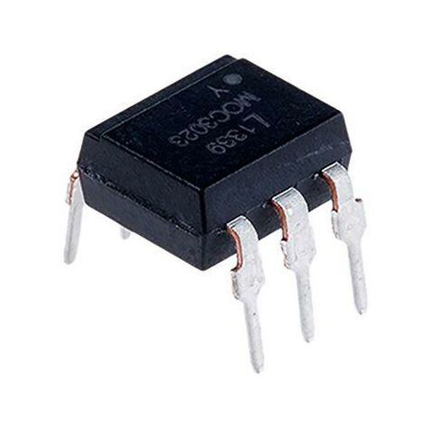 2 X MOC3061M Optotriac 5,3 KV UAusg : 600 V à Zéro DIP6 ON