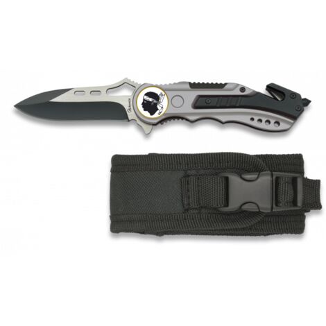 Couteau Pliant Albainox. Gris. Lame 6.5 Cm