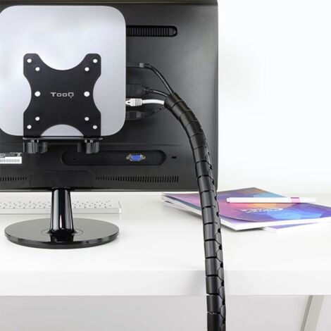 Organisateur de câbles flexibles 25mm 1m Noir Nanocable 10.36.0001-bk (1/5)