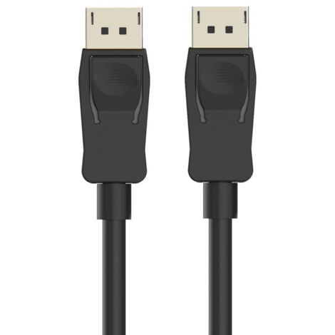 ewent câble displayport 1.2 - 4k - 60hz - a - a awg28 - 2m (1/2)