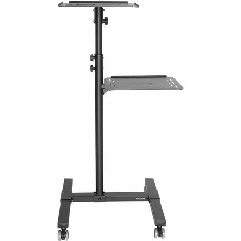 Support Projecteur Vidéo Sur Pied - Réglable Avec Plateau Ordinateur