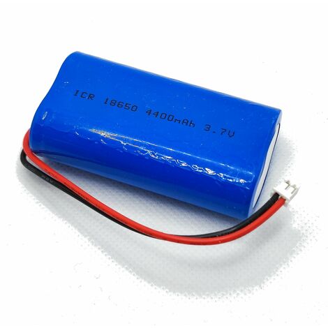 Batterie Lithium Polymer 3,7V 4400mAh – 2x18650 – Décharge maximale 2,2A – Connecteur Molex/JST pour circuit - Bat-0024