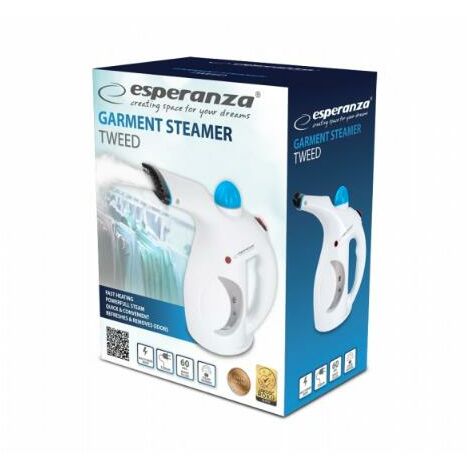 Esperanza ehi006 vaporisateur à vêtements manuel vaporisateur à vêtements 0,2 l noir, bleu, white 800 watts.