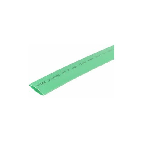 Gaine thermorétractable 40mm verte Longueur 1m Hft40.0-ve-1