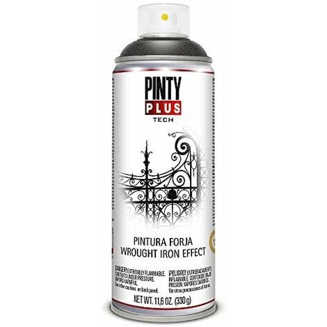 Peinture En Aérosol Pintyplus Tech Effet Fer Forgé 520cc Noir Fj104 (1/2)