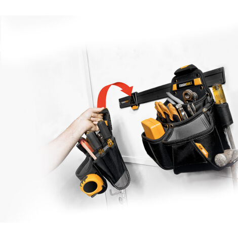 Organisateur mural 60 cm – Acier à revêtement en poudre – Montage mural facile – Compatible sacs ClipTech™ – Toughbuilt - TB-53