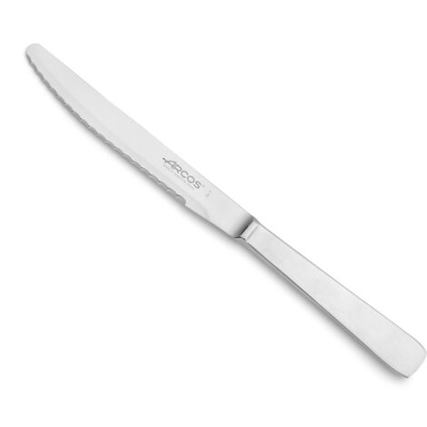 Couteau de table Arcos de Table 460400 monobloc d'une pièce d'acier inoxydable et lame de 12,5 cm en boîte.
