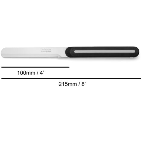 Couteau Arcos Couteau de table nacré 373624 une pièce en acier inoxydable Nitrum, mango Polypropylène et lame de 10 cm en boîte.