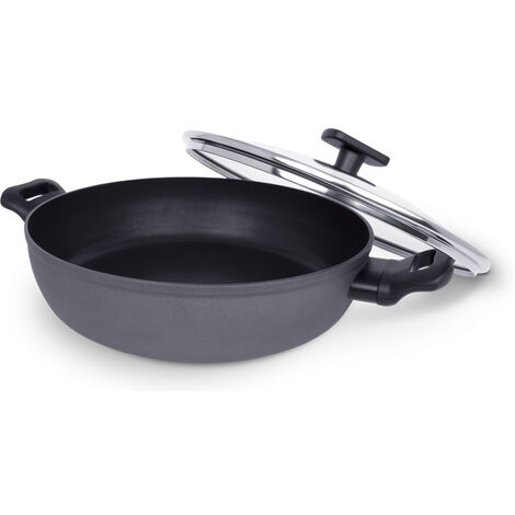 CASSEROLE ANTI-ADHESIVE A POIGNEES REPLIABLE - 24 CM