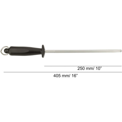 Aiguiseur Acier Nitrum Arcos 250mm - Manche Polypropylène Pour Couteaux Professionnels